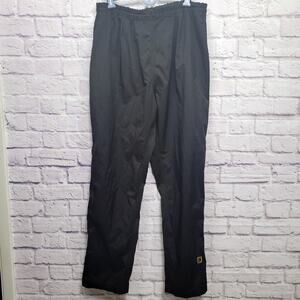 Footjoy Dryjoys Black Performance Pants Men L Waterproof Lightweight Golf Resort